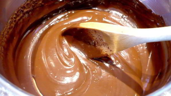 шоколадно-арахисовый тарт