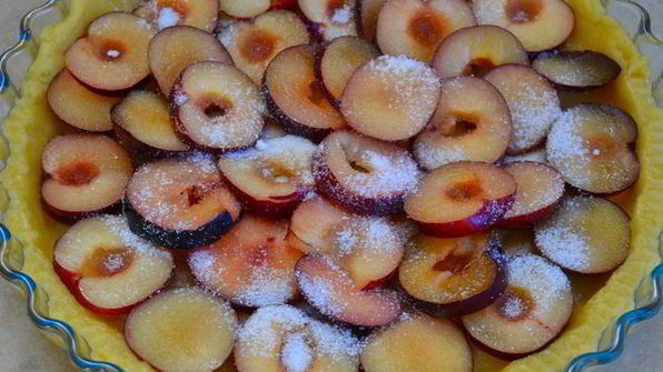 сливовый тарт