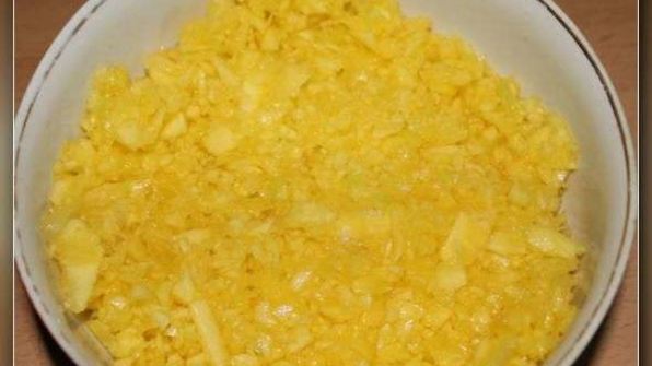 тарт лимонно-манговый