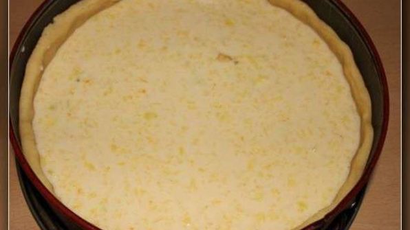 тарт лимонно-манговый