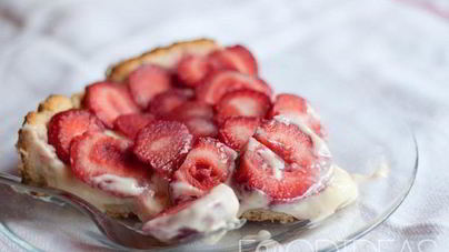 Тарт с клубникой