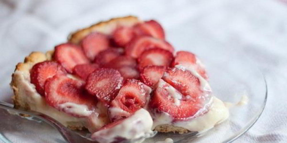 Рецепт тарт с клубникой