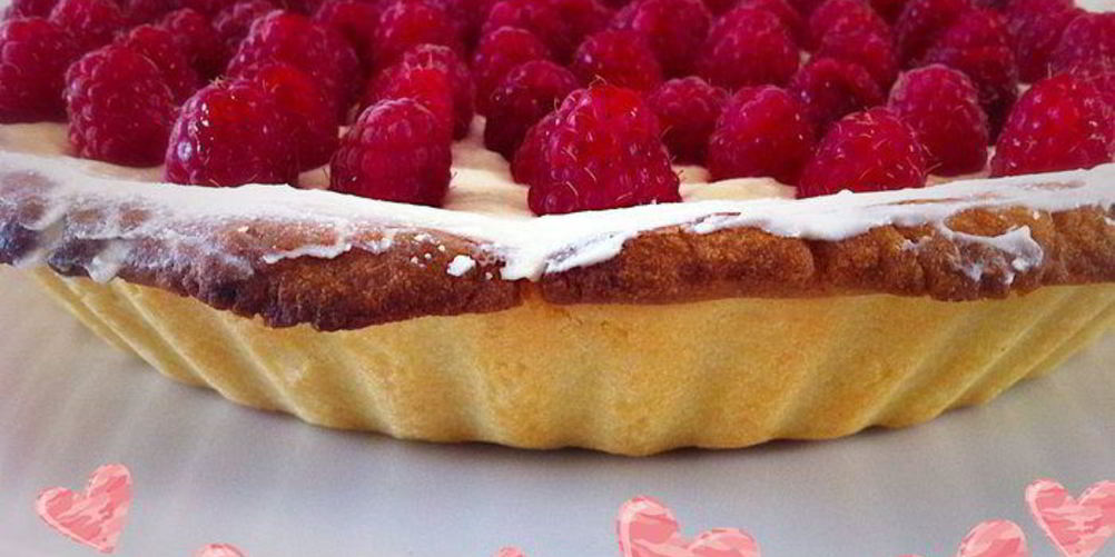 Рецепт тарт с малиной