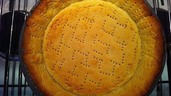 тарт с малиной