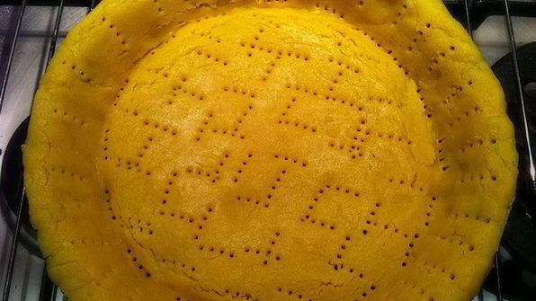 тарт с малиной