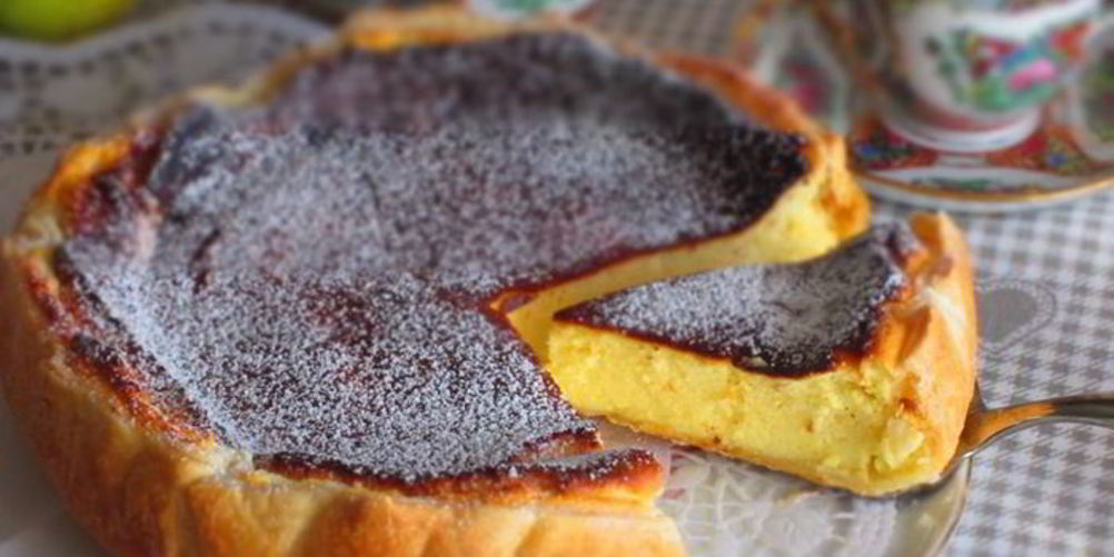 Рецепт тарт с нежной творожно-ванильной начинкой