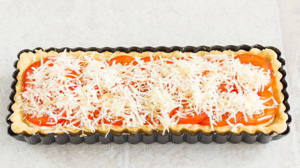 тарт с помидорами и сыром