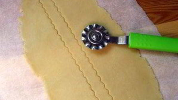 тарт с цукини и молодым пореем