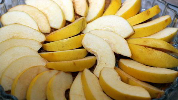 тарт татен с айвой