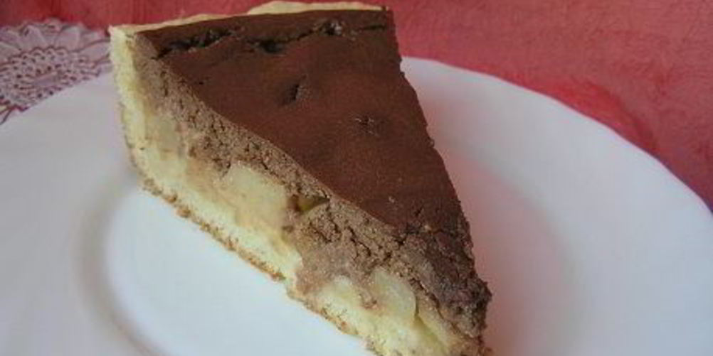 Рецепт творожно-шоколадный тарт с дыней