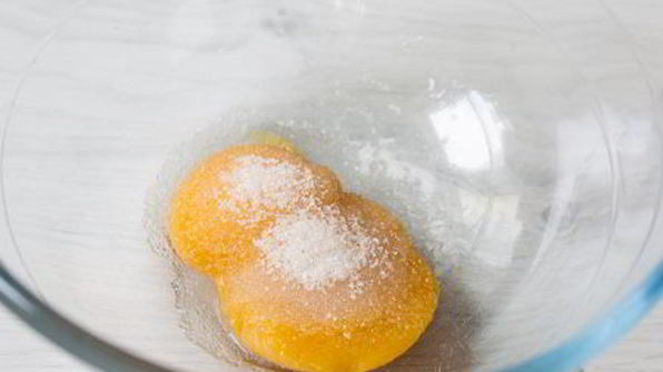 творожный тарт с персиками