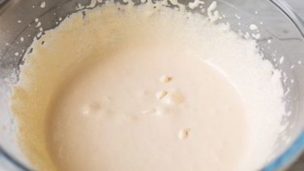 творожный тарт с персиками