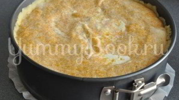 творожный тарт с тыквой