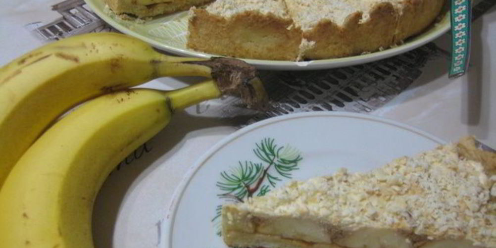 Рецепт восхитительный банановый тарт с карамелью