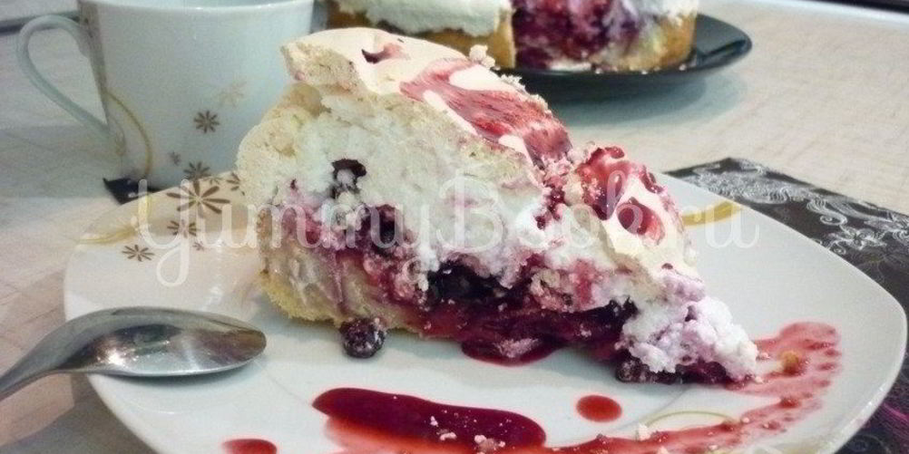 Рецепт ягодный тарт под нежным безе