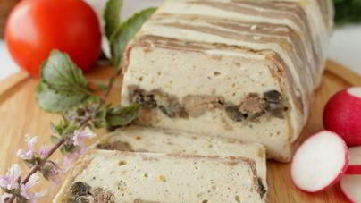 Террин куриный с печенью и грибами