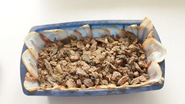 террин куриный с печенью и грибами