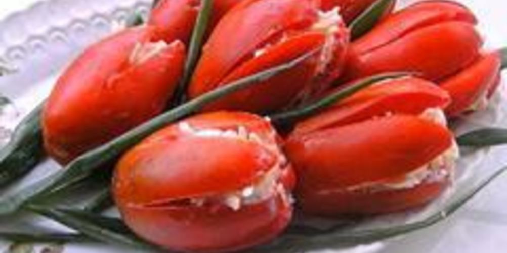 Рецепт тюльпаны из фаршированных томатов