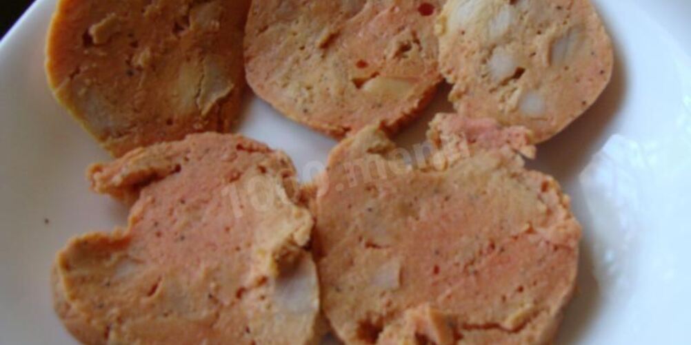 Рецепт вареная молочная колбаса