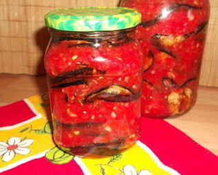 Вкусная баклажанная закуска
