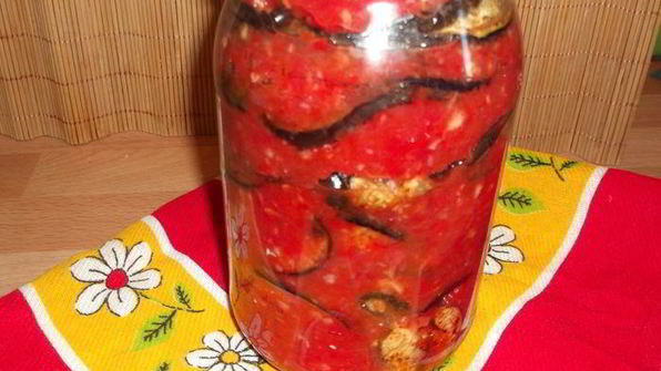вкусная баклажанная закуска