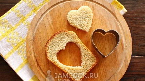 яичница в хлебе