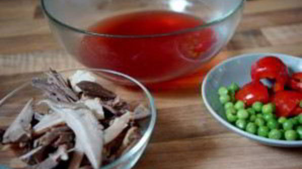 язык под желе