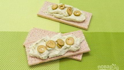 Закуска из авокадо и творога