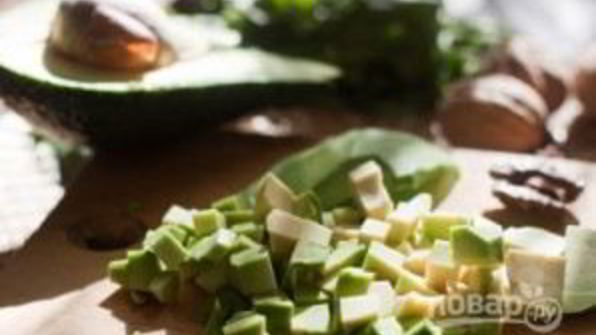 закуска из авокадо и творога