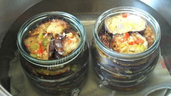 закуска из баклажанов на зиму огонек