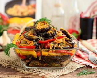 Закуска из баклажанов