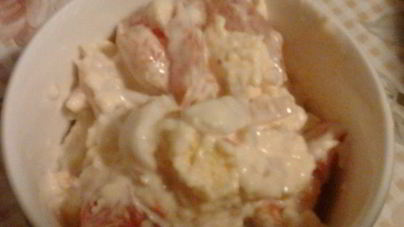 Закуска из кальмаров