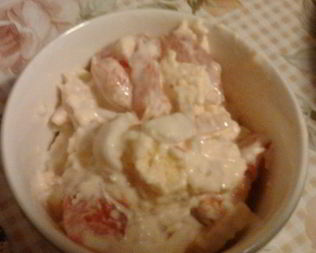 Закуска из кальмаров