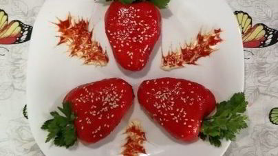 Закуска из зеленого горошка и сельди