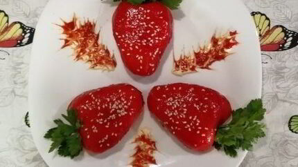 Закуска из зеленого горошка и сельди