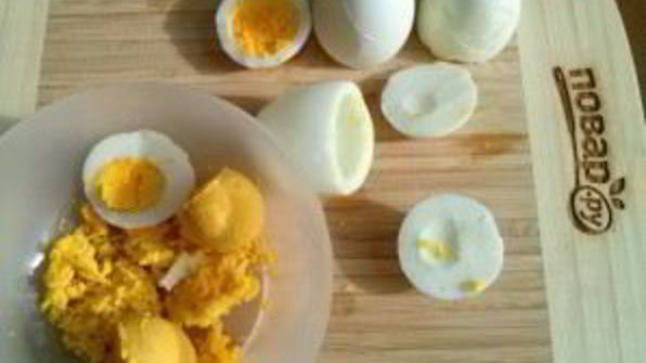 закуска петушки из яиц