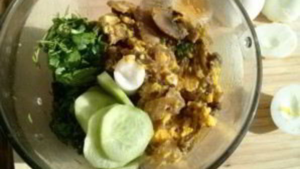 закуска петушки из яиц