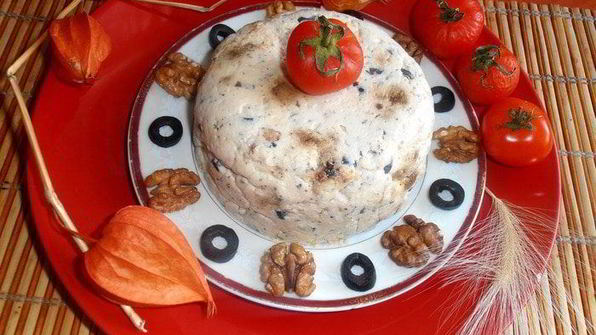 закуска разноцветный сыр