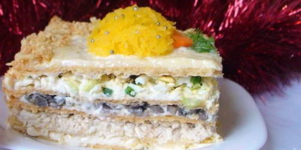 Рецепт закусочный наполеон