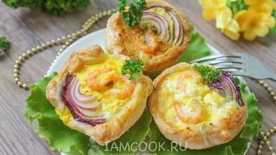 Закусочные корзинки в духовке