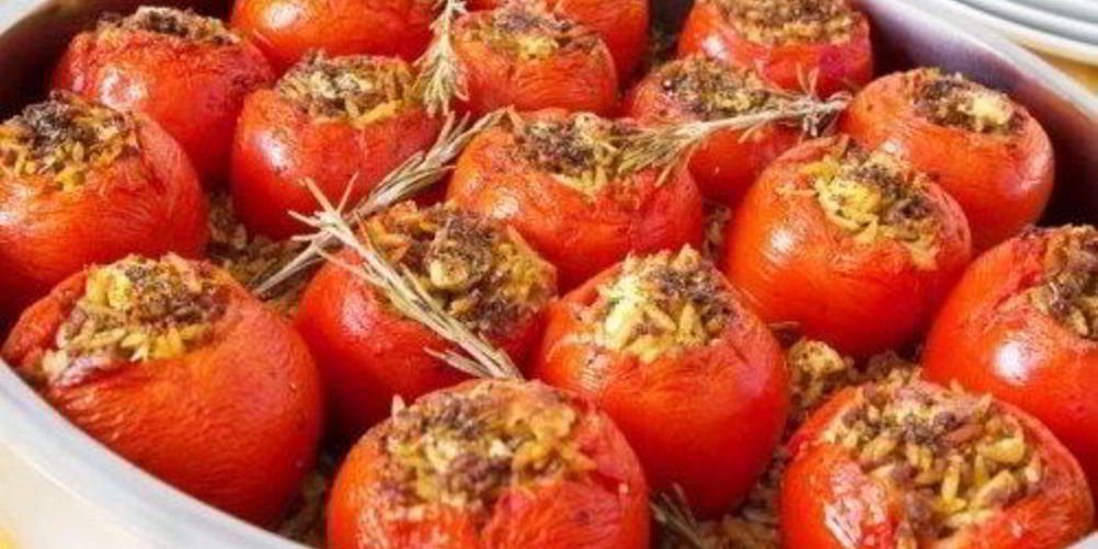 Рецепт запеченные помидоры с говяжьим фаршем