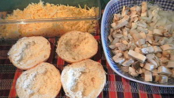 жульен в булочках