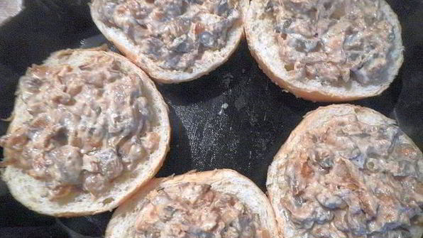 жульен в булочках