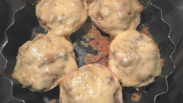 жульен в булочках